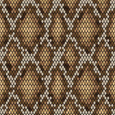 Snake Skin Reptile Seamless Pattern
