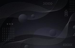 Abstract Gradient Black Background vector