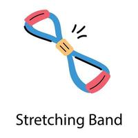 Trendy Stretching Band vector