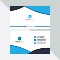 Modern Professional Business Card, Creative And Simple Business Visiting Card, Business Card Design Template Free Vector