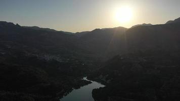 guadalestsee in den bergen, costa blanca video