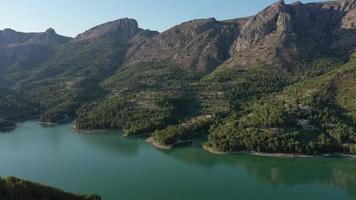 Lake Guadalest in mountains, Costa Blanca video