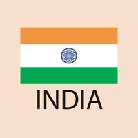 INDIA country flag and map. vectors