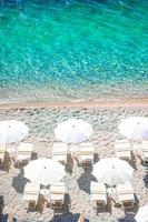 Beautiful beach with clear water in the reserve Gargano photo