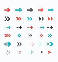 Flat Vector Modern Arrow Collection