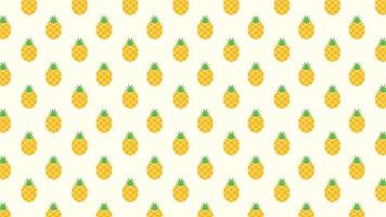pineapple pattern background design vector illustration. Pineapple background design, Wall art. Pattern design vector.