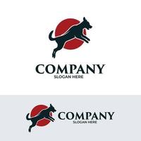 Animal logo - Silhouette of dog logo design inspiration