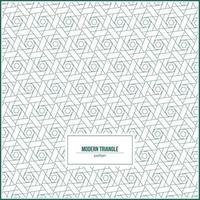 modern pattern of abstract triangle shape with multiple ball inside vector