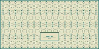creative and unique doodle art pattern vector