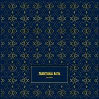 beautiful batik pattern with old and traditional shape vector