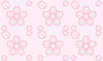 cherry blossom sakura seamless pattern background vector