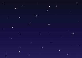 eps10 vector illustration of a dark Night shining starry sky, dark blue space background with stars