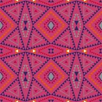 Geometric ethnic pattern with square triangle diagonal abstract ornament design for clothing fabric textiles printing, handcraft, embroidery, carpet, curtain, batik, wallpaper wrapping, vector drawing