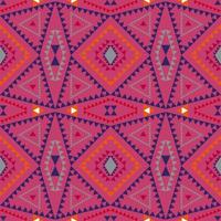 Geometric ethnic pattern with square triangle diagonal abstract ornament design for clothing fabric textiles printing, handcraft, embroidery, carpet, curtain, batik, wallpaper wrapping, vector drawing