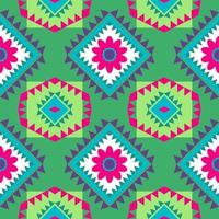 Geometric ethnic pattern with square triangle diagonal abstract ornament design for clothing fabric textiles printing, handcraft, embroidery, carpet, curtain, batik, wallpaper wrapping, vector drawing