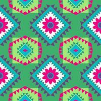 Geometric ethnic pattern with square triangle diagonal abstract ornament design for clothing fabric textiles printing, handcraft, embroidery, carpet, curtain, batik, wallpaper wrapping, vector drawing