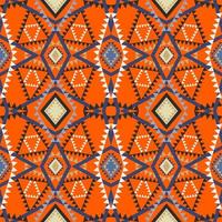 Geometric ethnic pattern with square triangle diagonal abstract ornament design for clothing fabric textiles printing, handcraft, embroidery, carpet, curtain, batik, wallpaper wrapping, vector drawing