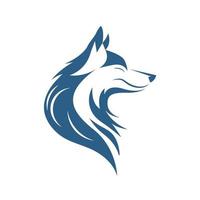 Wolf Mascot Logo Concept Vector Illustration Cartoon. Suitable For Logo, Wallpaper, Banner, Background, Card, Book Illustration, T-Shirt Design, Sticker, Cover, etc