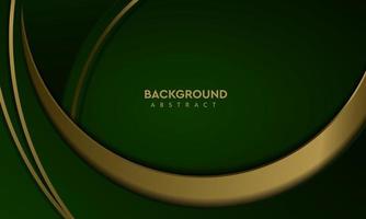 Luxury Green Background With a golden color combination abstract geometric vector