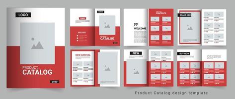 Modern Product catalog design template vector