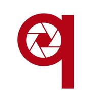 Initial Letter Q Photography Logo Camera lens Concept. Photography Logo Symbol vector