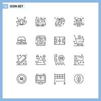 16 Thematic Vector Outlines and Editable Symbols of canada cap fast property home Editable Vector Design Elements