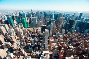 vista de manhattan desde el edificio empire state, nueva york foto