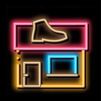 Shoe Repair Build neon glow icon illustration vector