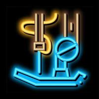 Knitting Detail neon glow icon illustration vector