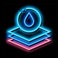 Absorbent Layers neon glow icon illustration vector