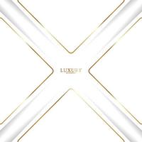 Abstract gold luxury cross line background.  Banner, Poster, Greeting Card. Vector Illustration