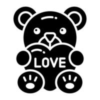 Check this cute vector design of teddy bear, modern and trendy style