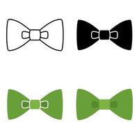 Bow Tie in flat style isolated vector