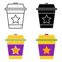 Coffee Cup in flat style isolated vector