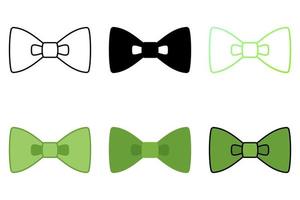 Bow Tie in flat style isolated vector