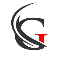 plantilla de logotipo de letra g moderna vector