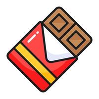 An editable vector of yummy chocolate, ready to use icon