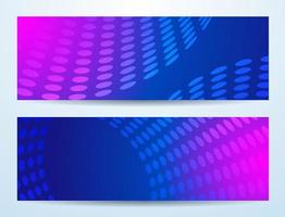 Modern abstract banner vector, simple futuristic background with empty space vector