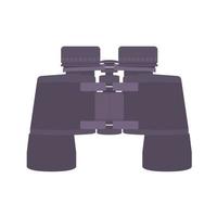 Binoculars Flat Illustration. Clean Icon Design Element on Isolated White Background vector