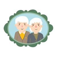 grandparents day illustration vector