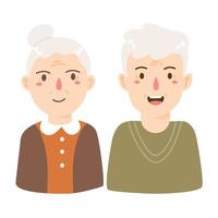 colorful international day of the older persons vector