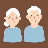 hand drawn grandparents day vector