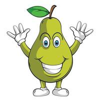 Pear Smile Illustration vector