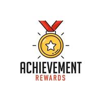 Business achievement and success outline icon vector