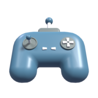 3d ícone controle de video game controle jogos console ou jogos controlador  com exibição tela computador jogo. minimalista desenho animado estilo  26914407 PNG