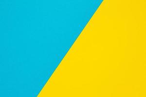 Blue and yellow pastel paper color for background - ukrainian flag colour photo