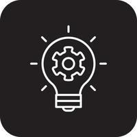 INNOVATION Fintech startup icons with black filled line style vector