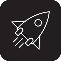 START UP Fintech startup icons with black filled line style vector