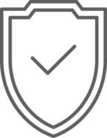 SECURITY Fintech startup icon with black outline style vector