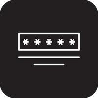 PASSWORD Fintech startup icons with black filled line style vector